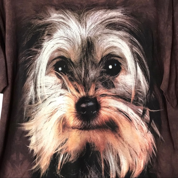 The Mountain Pup Dog Yorkie Short Sleeve Graphic Tee T-Shirt Shirt Top Large - Picture 6 of 10